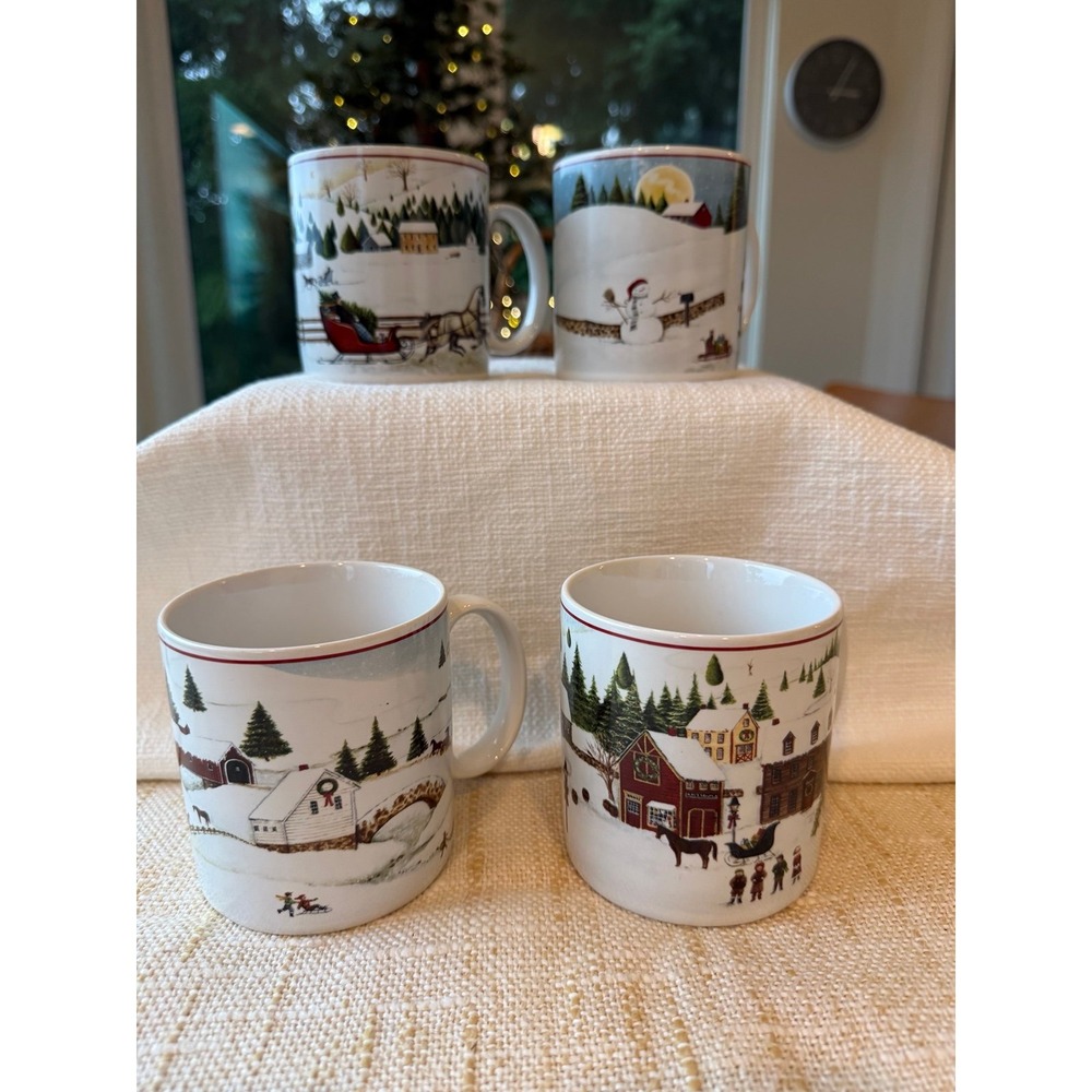 David Carter Brown  'Christmas Valley' mug set